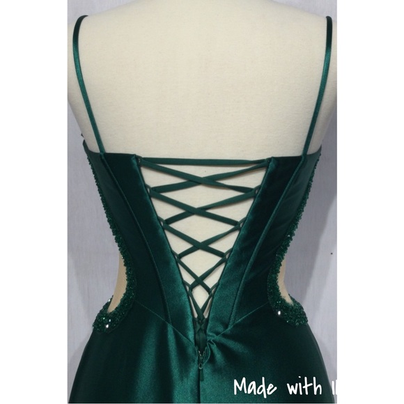 NEW Strapless satin corset gown - Picture 2 of 5